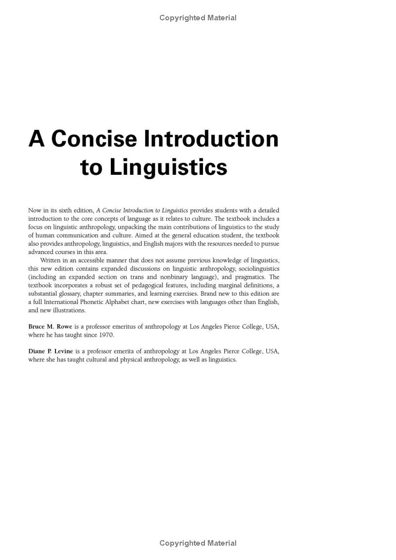 A Concise Introduction to Linguistics 6th Edition - Image 2