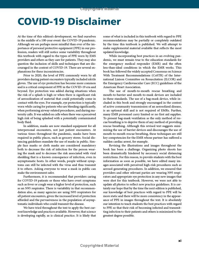 Emergency Medical Responder: Your First Response in Emergency Care: . 7th Edition - Image 2