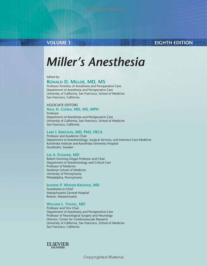 Miller's Anesthesia, 2-Volume Set 8th Edition - Image 5