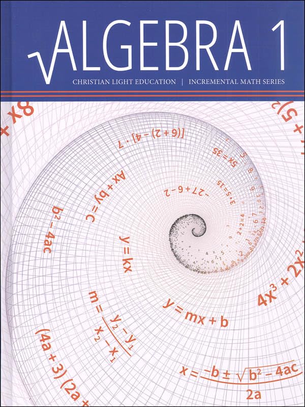 CLE Algebra 1 Textbook with Answer Keys Christian Light Education