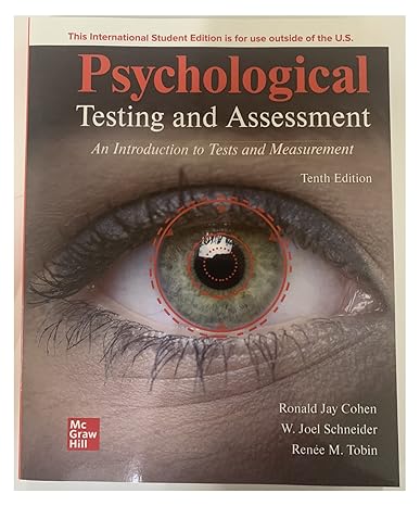 Psychological Testing and Assessment ISE 10th Edition