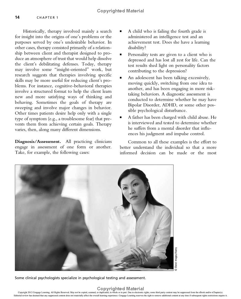 Clinical Psychology (PSY 334 Introduction to Clinical Psychology) 8th Edition - Image 5