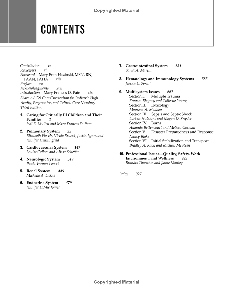 AACN Core Curriculum for Pediatric High Acuity, Progressive, and Critical Care Nursing, Third Edition - Image 5