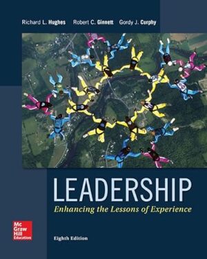 Leadership: Enhancing the Lessons of Experience 8th Edition PDF eBook Instant Download