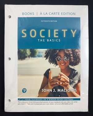 Society The Basics 15th Edition PDF eBook Instant Download