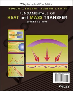 Fundamentals of Heat and Mass Transfer 8th Edition PDF eBook Instant Download