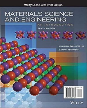 Materials Science and Engineering An Introduction 10th Edition PDF eBook Instant Download
