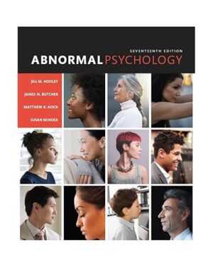 Abnormal Psychology 17th Edition PDF, eBook, Instant Download