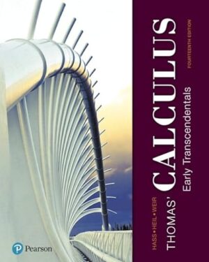 Thomas' Calculus Early Transcendentals 14th Edition PDF, eBook, Instant Download