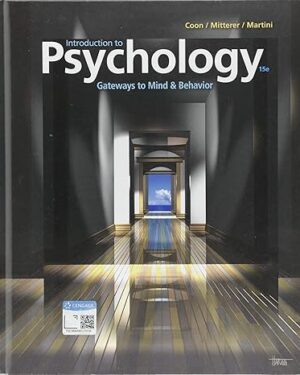Introduction to Psychology Gateways to Mind and Behavior 15th Edition PDF, eBook, Instant Download